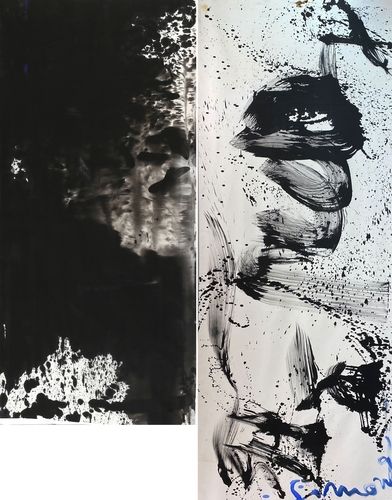 황석봉 작가의 작품 '기Ⅰ'(왼쪽)과 '기Ⅱ'