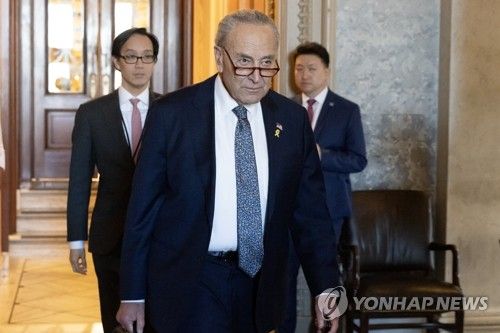 네타냐후 교체 촉구한 美민주 상원 원내대표