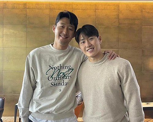 함께한 손흥민과 이강인