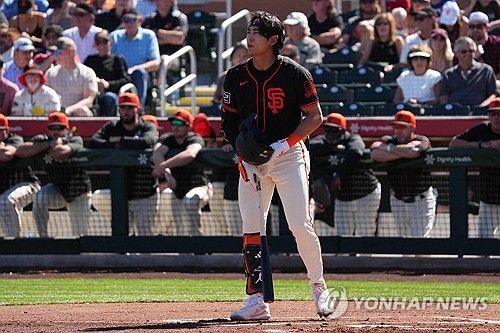 메이저리그 시범경기에 나선 이정후