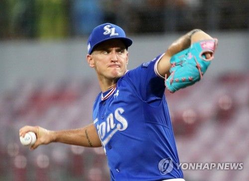 삼성 라이온즈 시절의 뷰캐넌