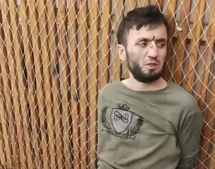 당국에 진술 중인 러시아 모스크바 공연장 테러 용의자 라자브 알리자데흐