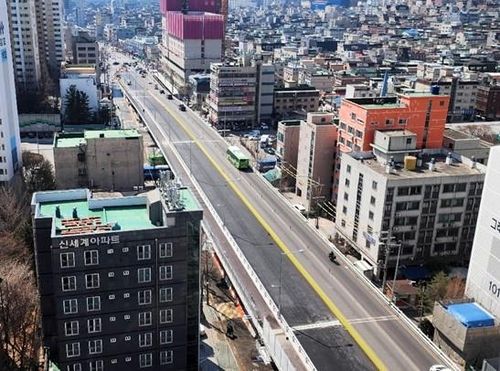 개봉고가 중앙부 모습