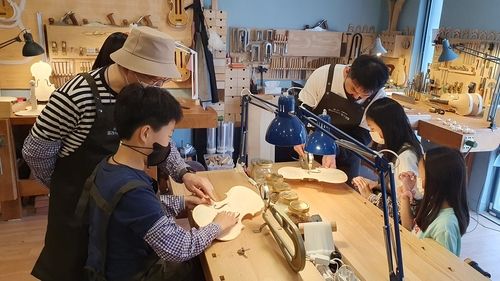 서초구, 클래식 악기 탐구생활 바이올린 제작 체험 현장