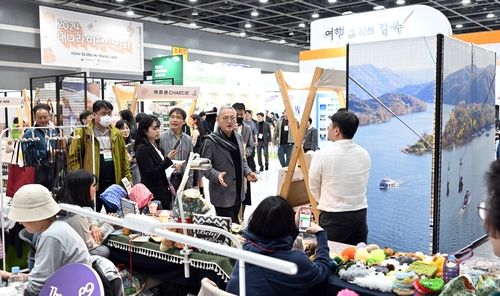 유인촌 문화체육관광부 장관, 내나라 여행박람회 방문