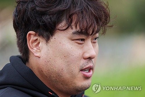류현진 스프링캠프 인터뷰