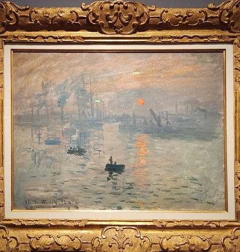 (파리=연합뉴스) 송진원 특파원 = 프랑스 파리 마르모탕 모네 미술관에 전시된 클로드 모네의 '인상, 해돋이'. san@yna.co.kr. 