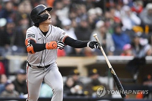 이정후의 MLB 첫 홈런