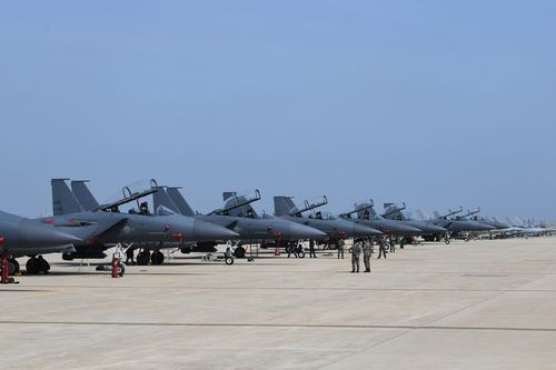 한미 연합편대군종합훈련에 투입된 공중 전력