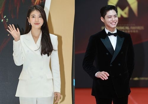 영화 '원더랜드' 주연 배우 수지와 박보검