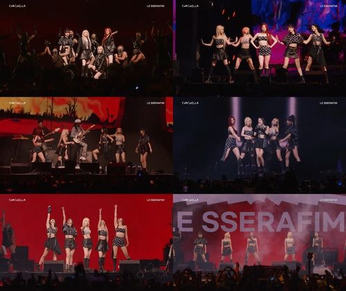 르세라핌 코첼라 무대