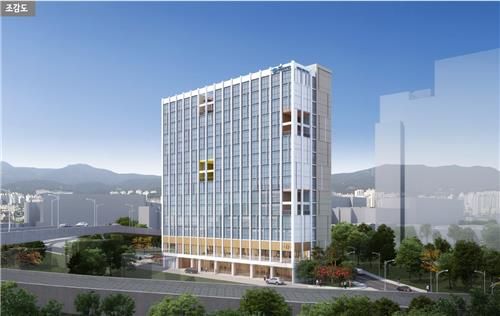 용산 연합 기숙사 조감도