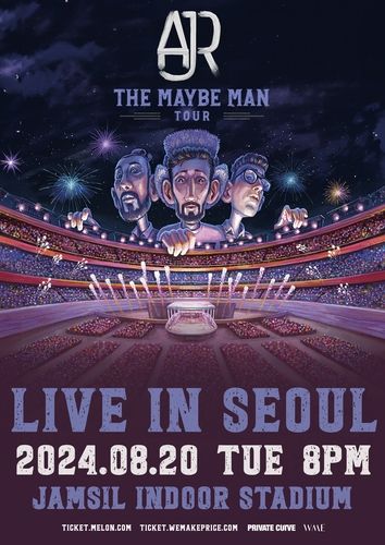 AJR 내한 공연 포스터