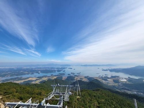 하동 해양관광단지 부지 전경