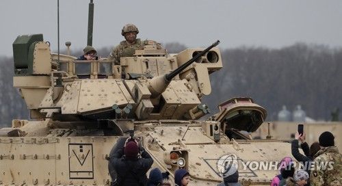 미군의 브래들리 보병전투차량