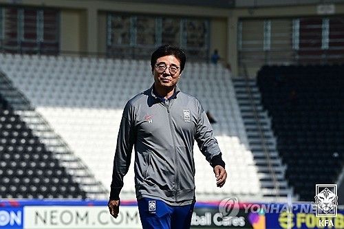 한일전 승리 다짐하는 황선홍 감독