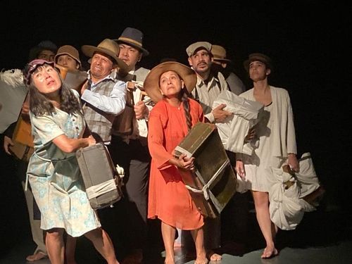 쿠바 아바나에서 3개국 협업 형태로 진행된 '그의 집이 있다' 공연 모습