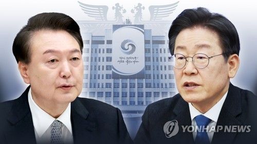 용산 대통령실에서 윤석열 대통령 - 이재명 대표 회담 (PG)
