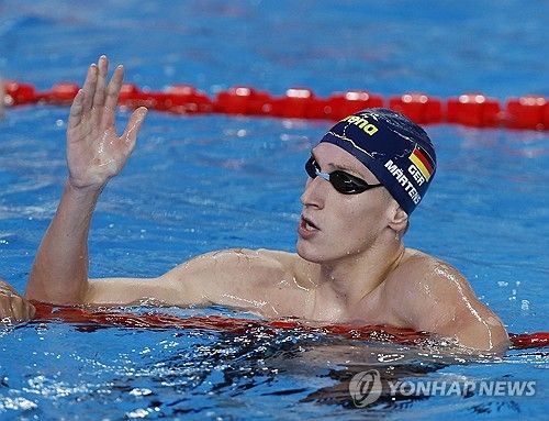 황선우와 김우민을 위협하는 독일의 마르텐스