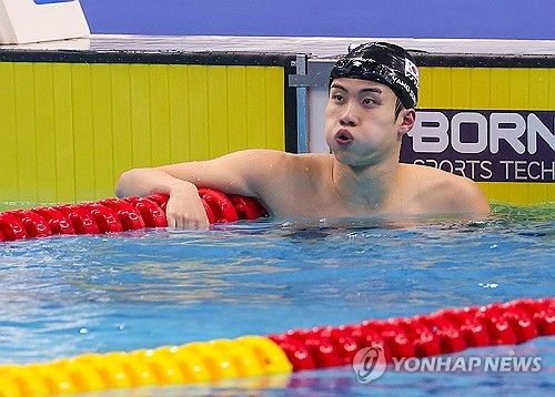 남자 자유형 100ｍ 결승 황선우 역영