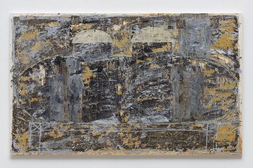 곽훈, 겁/소리, 종이에 혼합매체, 1993[예화랑 제공. 재판매 및 DB 금지]