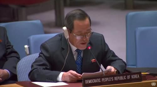 김 성 주유엔 북한대사 [유엔 웹TV 캡처.재판매 및 DB 금지] 