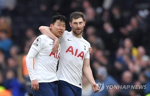 손흥민과 벤 데이비스