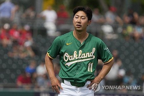 올 시즌 스프링캠프 당시 박효준