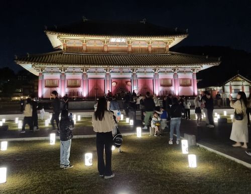 김해 가야테마파크 빛축제 '빛의 왕국, 가야'