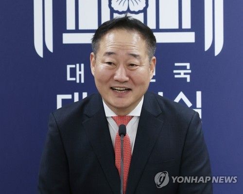 소감 말하는 전광삼 신임 시민사회수석