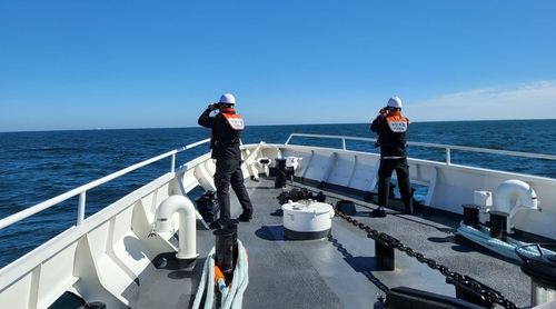 실종자 수색에 나선 해경