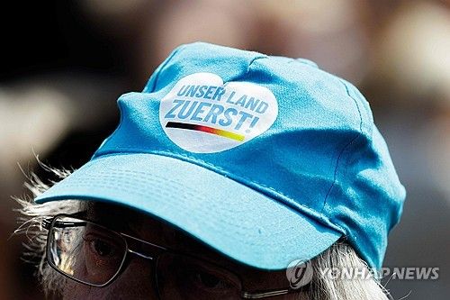 AfD 유럽의회 선거 구호 '우리 나라 먼저'