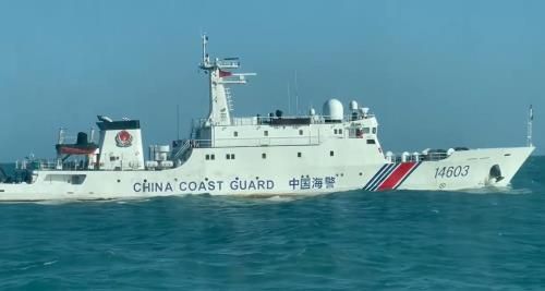 14일 대만 해순서가 감시한 중국 해경선