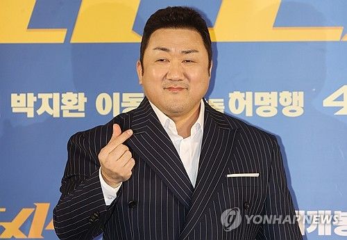 '범죄도시 4' 제작발표회 나온 마동석