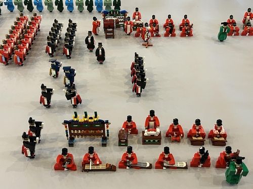 레고로 완성한 '오향친제반차도' 