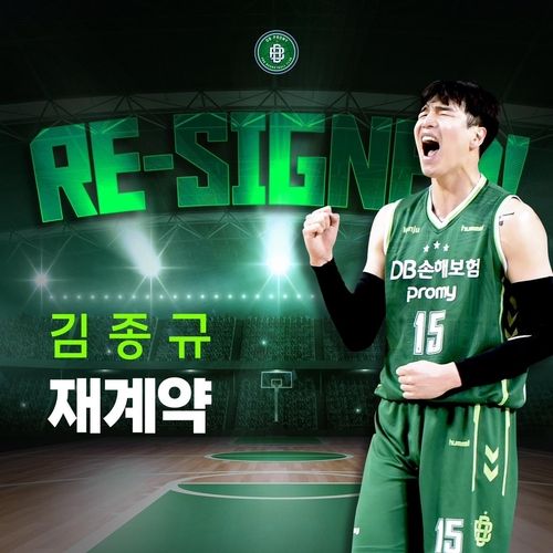 김종규, DB와 재계약