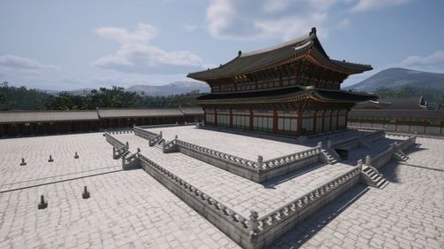 국보 경복궁 근정전 디지털 콘텐츠 