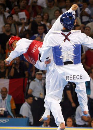 금메달 안긴 문대성의 뒤돌려차기