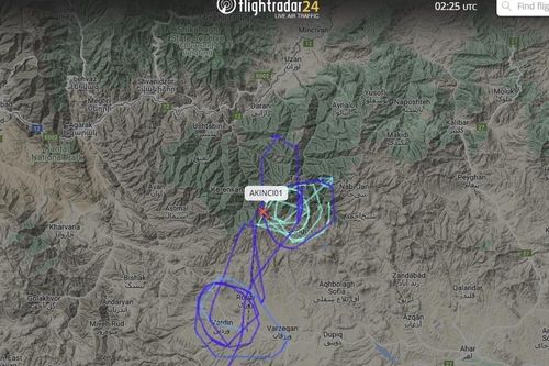 이란 산맥 수색하는 아킨치 항로
