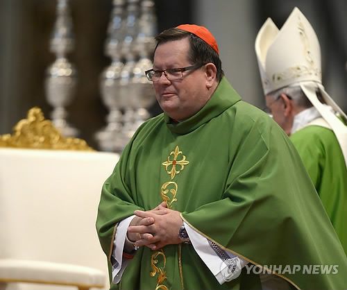 제럴드 라크루아 추기경의 2014년 모습