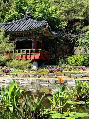 일산호수공원에 조성된 전통정원