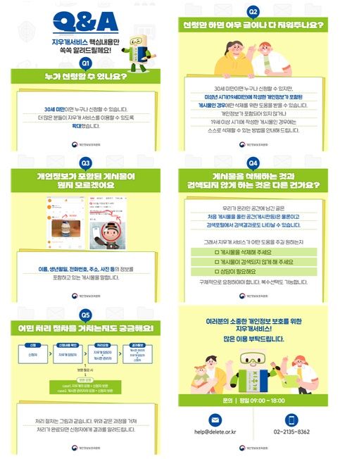 '지우개 서비스' Q&A