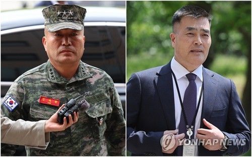 김계환 해병대사령관ㆍ박정훈 전 해병대 수사단장