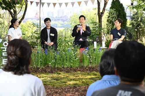 정원도시 서울 토크콘서트 참석한 오세훈 서울시장