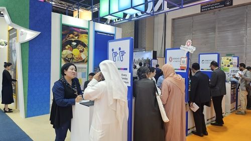 두바이 ATM의 한국관