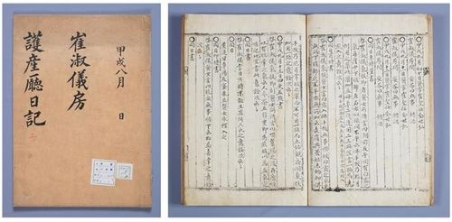 '최숙원방 호산청일기'