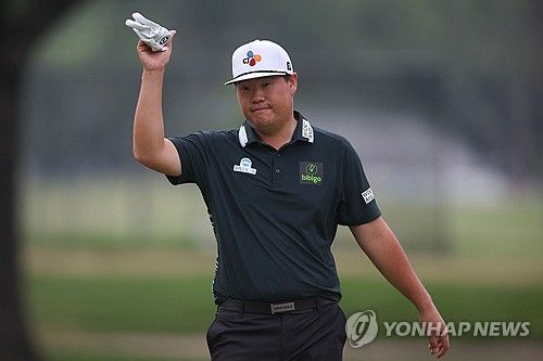 임성재의 2라운드 경기 모습