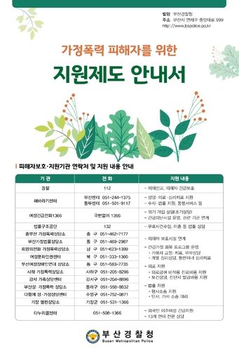 가정폭력 피해자 지원제도