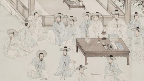 '수계도권' 그림 부분 