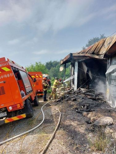 경북 봉화군 주택 전소